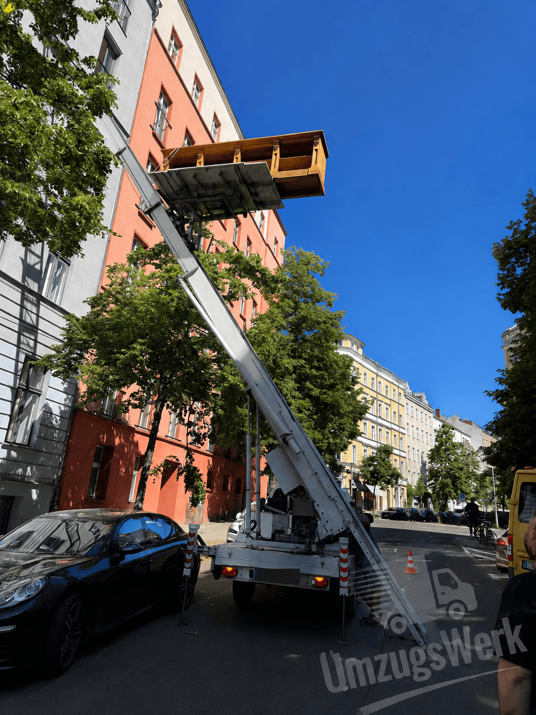 Möbellift bei einem Umzug in Berlin